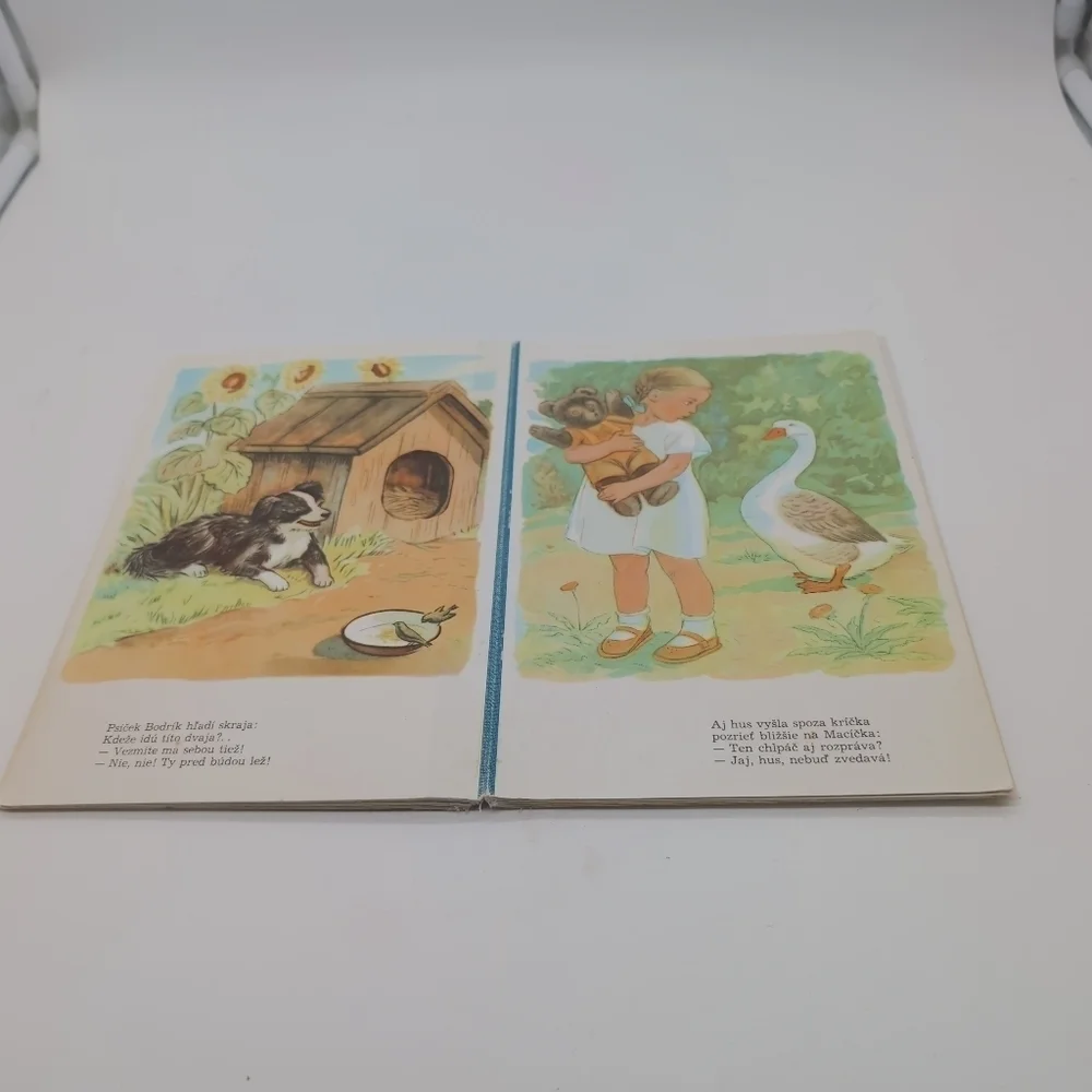 Slovakian Children's Book MÔJ MACÍK Pet Bear Story